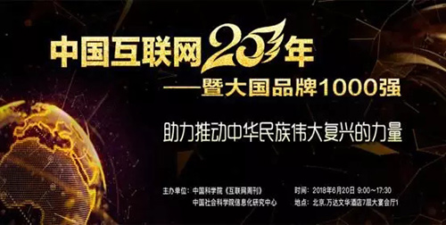 中国互联网20周年广告图